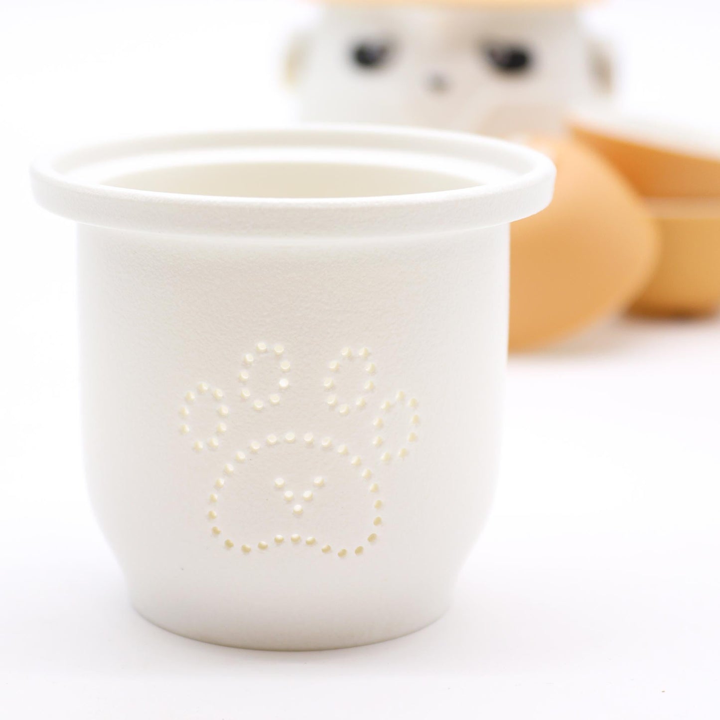 Panda Teapot Set & Three Cups - Orange - Coal Harbour