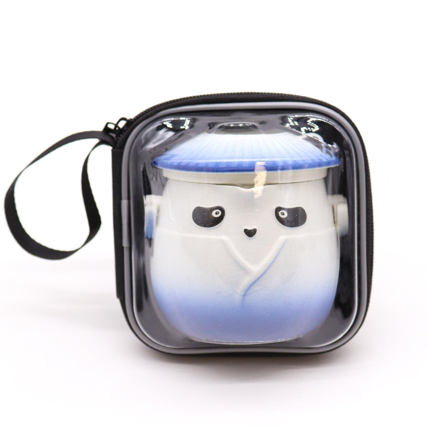 Panda Teapot Set & Three Cups - Sky Blue - Coal Harbour