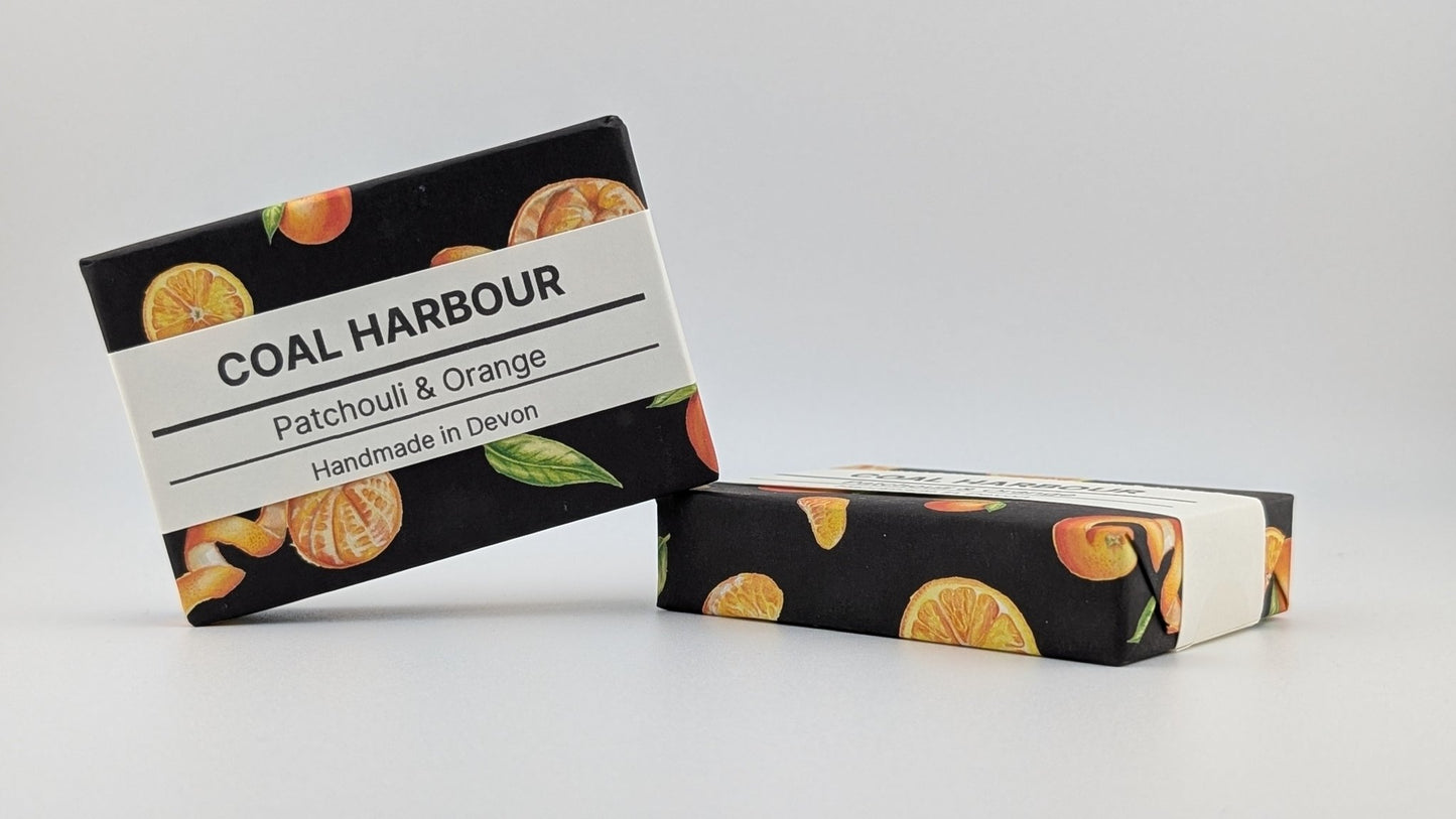 Patchouli & Orange with Charcoal 100g Soap Bar - Coal Harbour