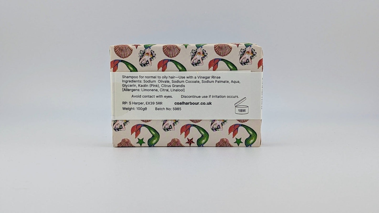 Pink Grapefruit Solid Shampoo 100g - Coal Harbour