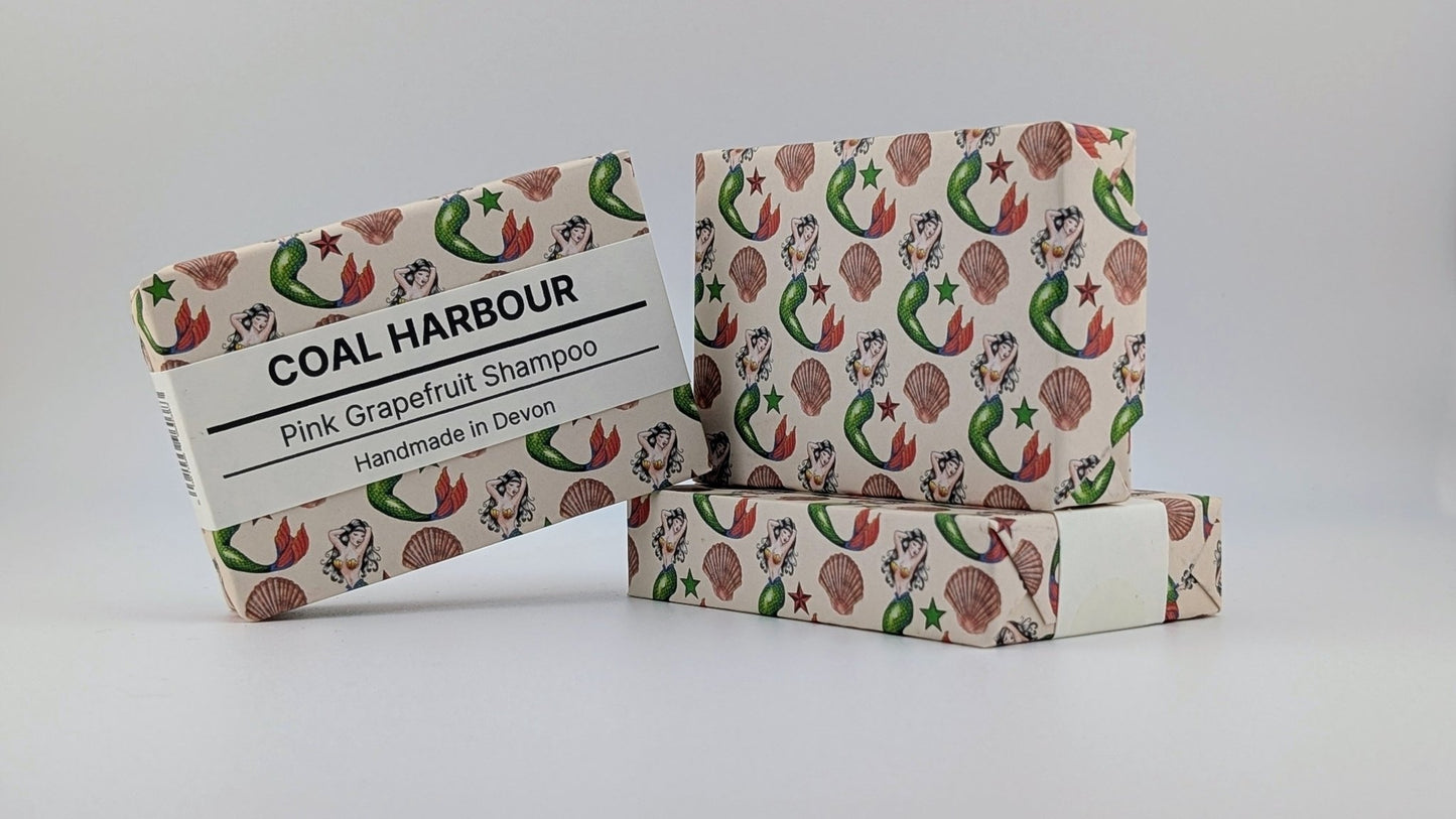 Pink Grapefruit Solid Shampoo 100g - Coal Harbour
