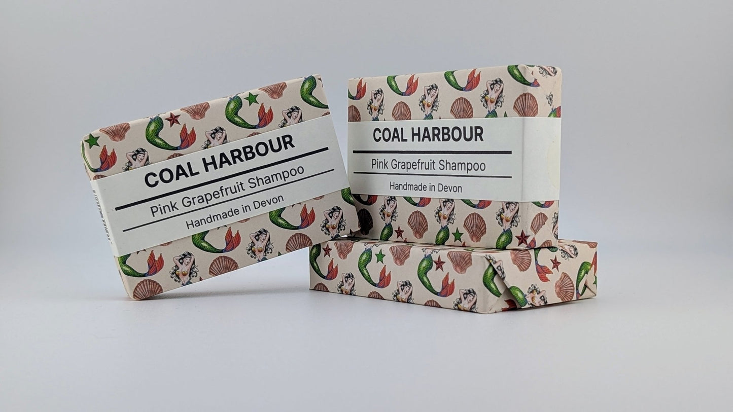Pink Grapefruit Solid Shampoo 100g - Coal Harbour