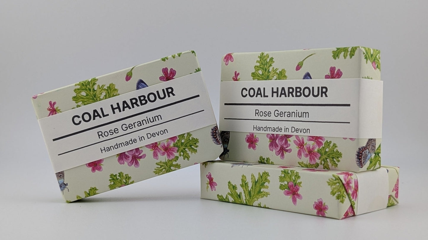 Rose Geranium 100g Soap Bar - Coal Harbour