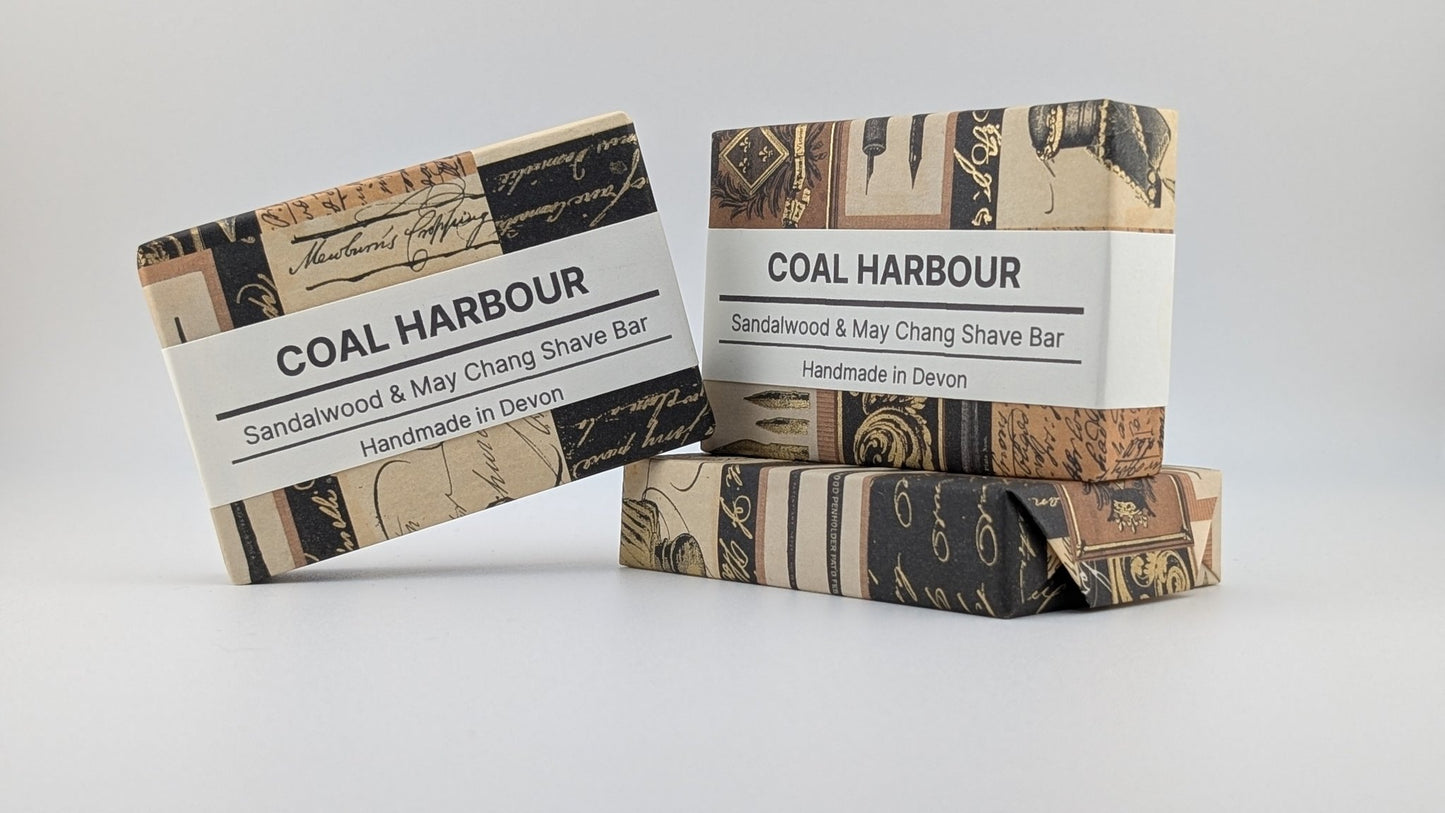 Sandalwood & May Chang 100g Shave Bar - Coal Harbour
