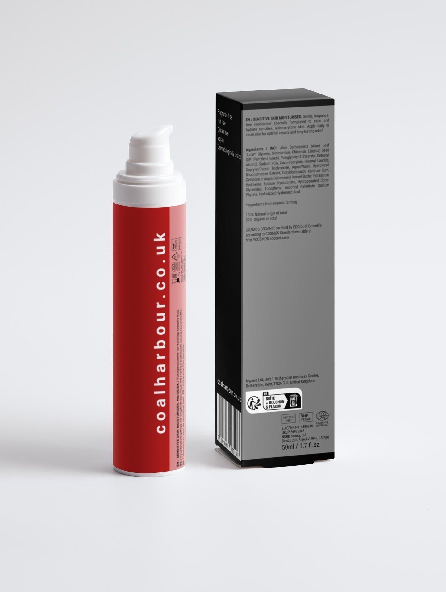 Sensitive Skin Moisturiser 50ml - Coal Harbour