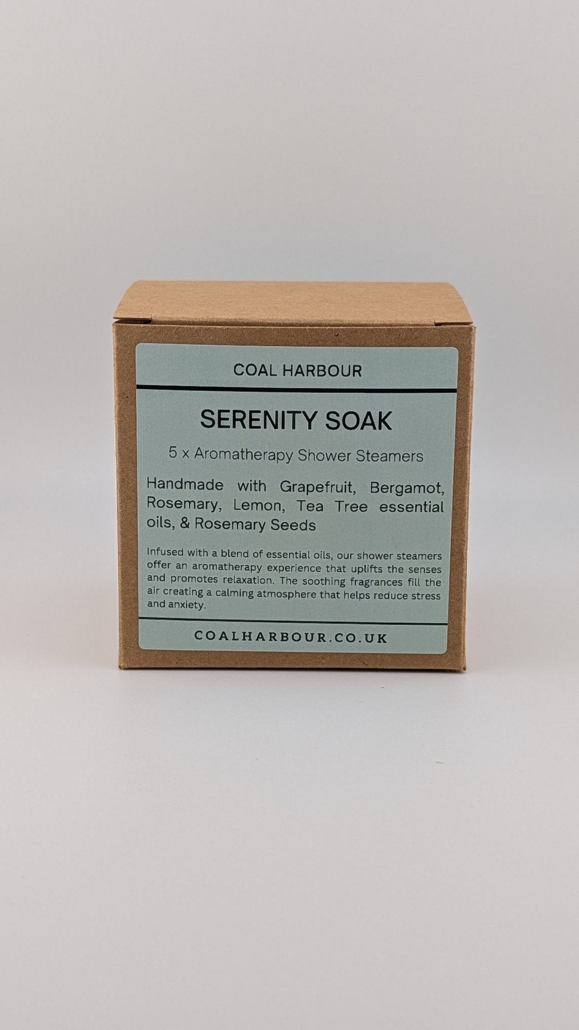 Serenity Soak Shower Steamers - Coal Harbour
