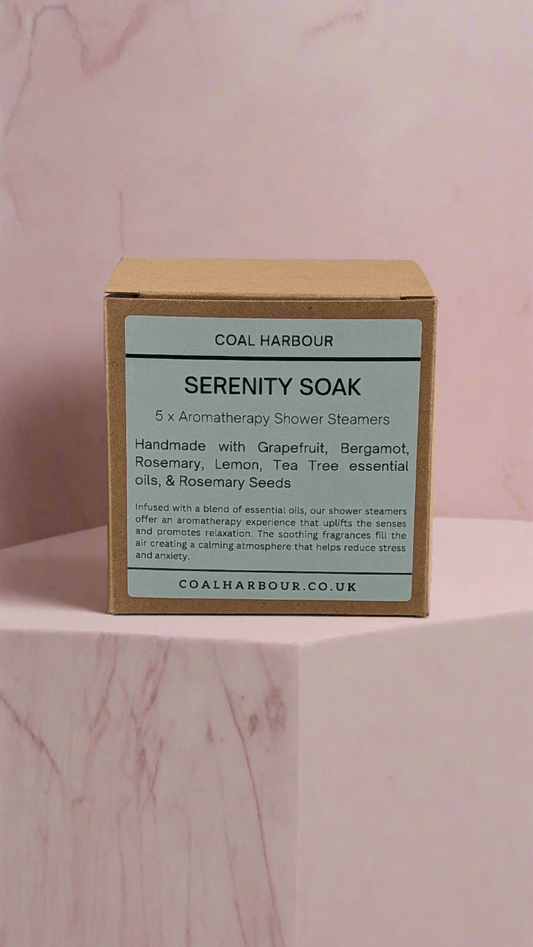 Serenity Soak Shower Steamers x 5 - Coal Harbour
