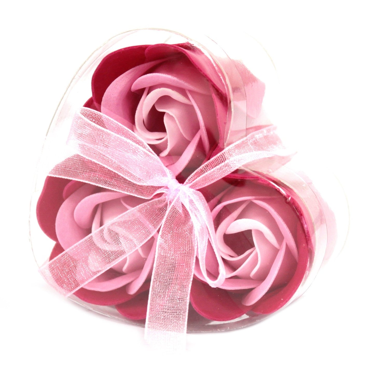 Set of 3 Soap Flowers - Various Colours - Coal Harbour