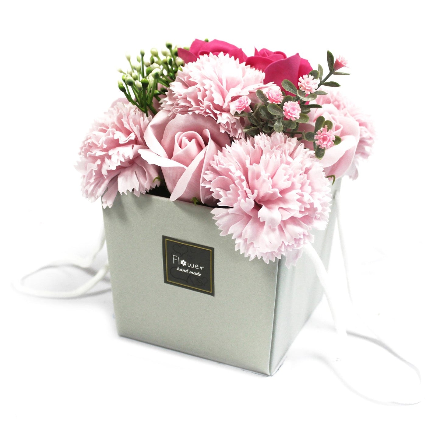 Soap Flower Bouquet of Pink Roses & Carnations - Coal Harbour