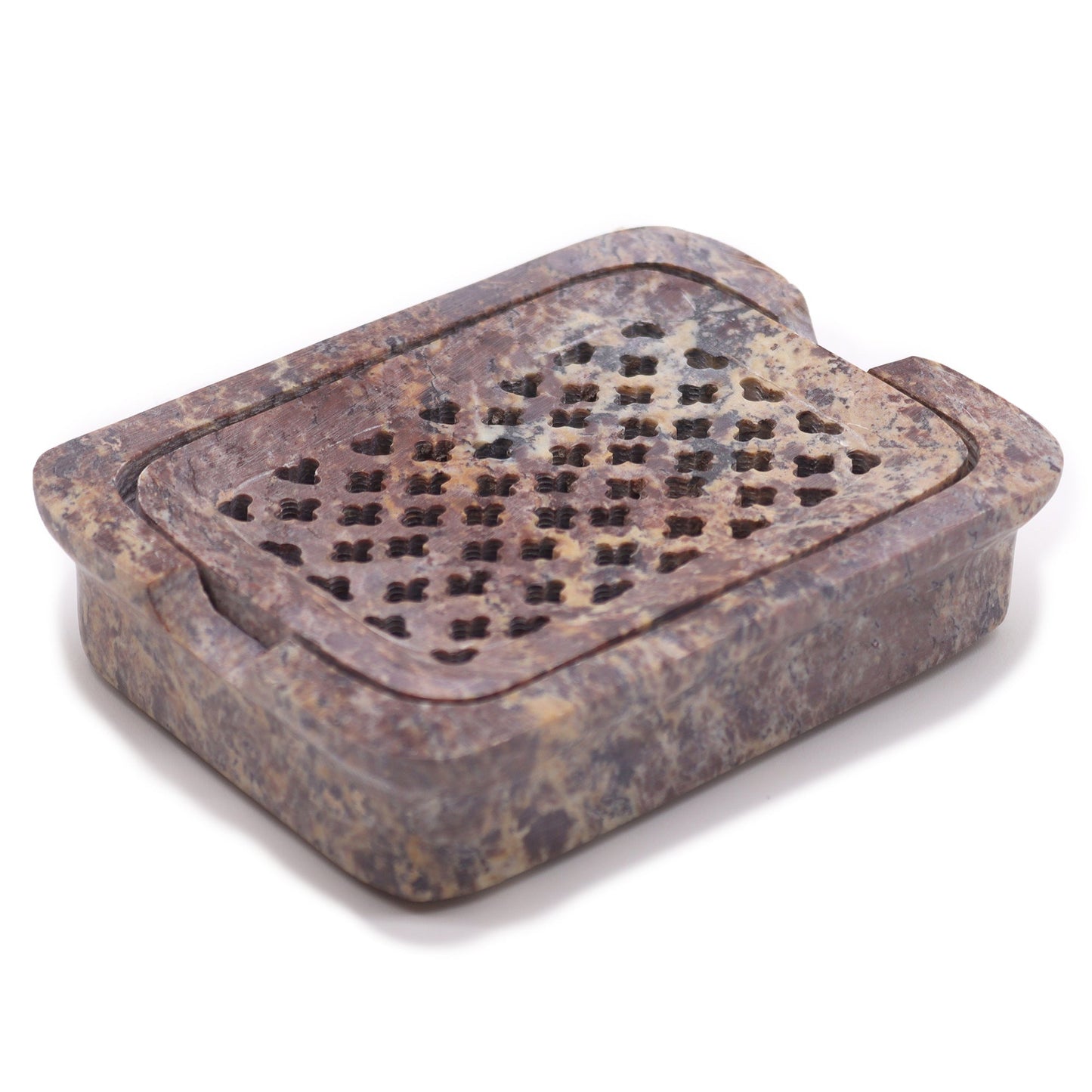 Soapstone Soap Dish & Drainer - Classic Square - Coal Harbour