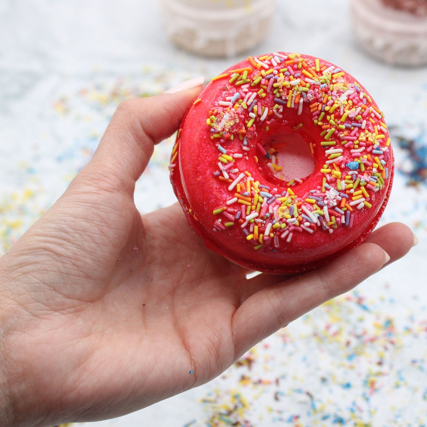 Strawberry & Banana Bath Doughnut - Coal Harbour