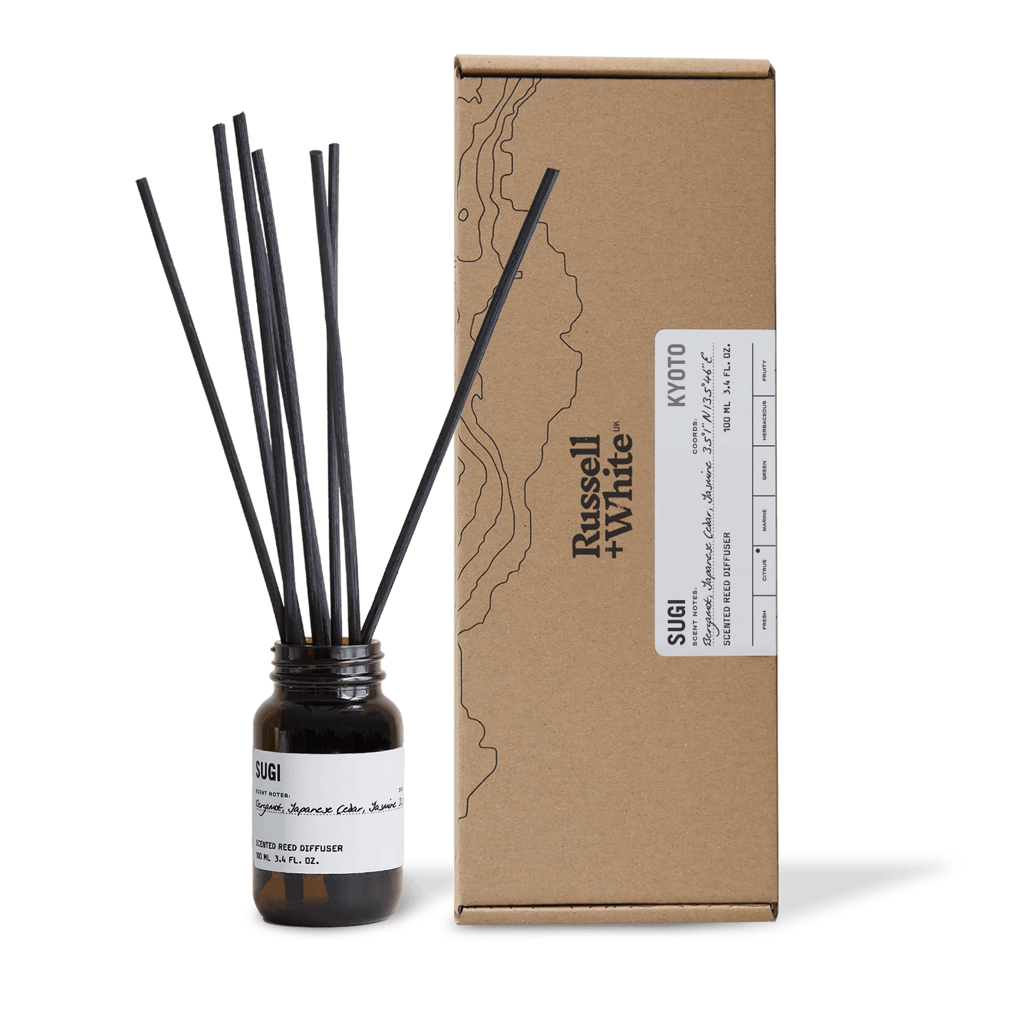 Sugi Reed Diffuser - Coal Harbour