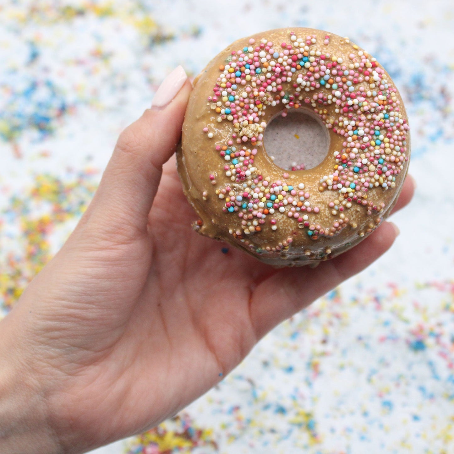 Toffee & Caramel Bath Doughnut - Coal Harbour