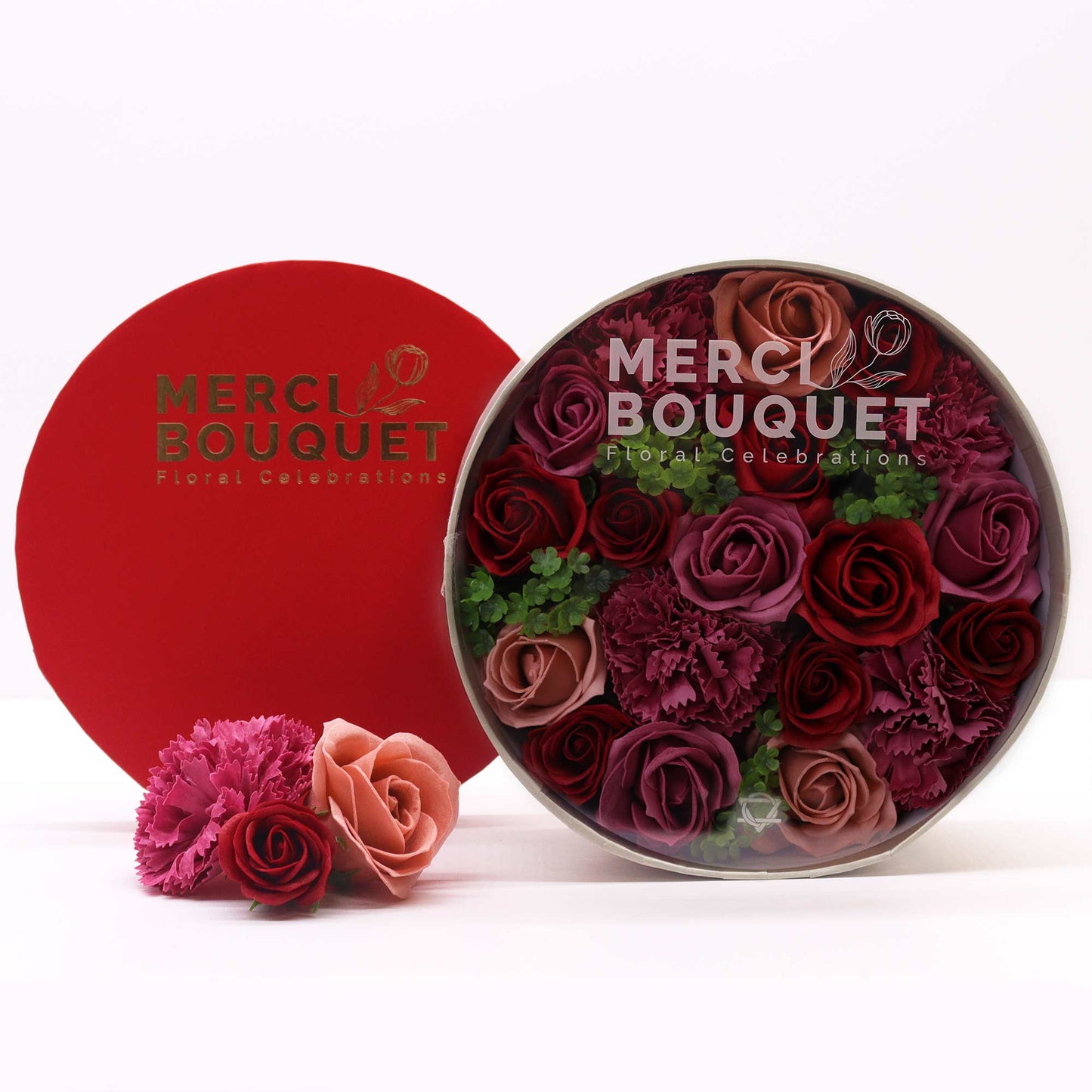 Vintage Roses Soap Flowers Gift Box - Coal Harbour
