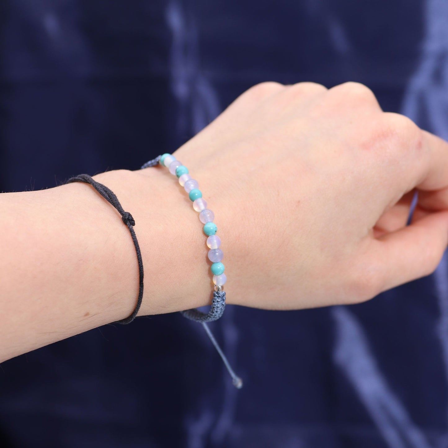 Zodiac Crystal Candle with Gemstone Bracelet - Pisces - Coal Harbour