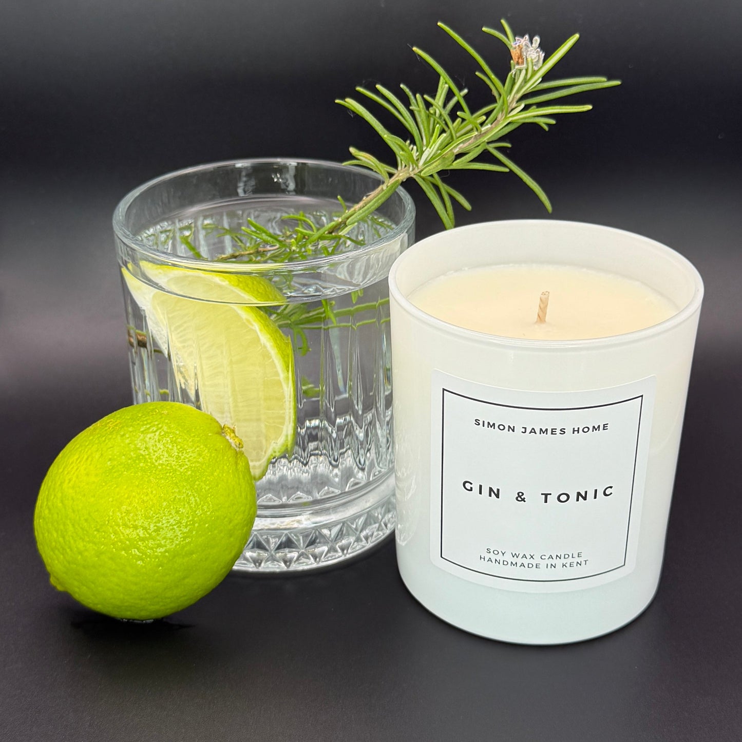 Gin & Tonic Candle - Handmade Soy Wax