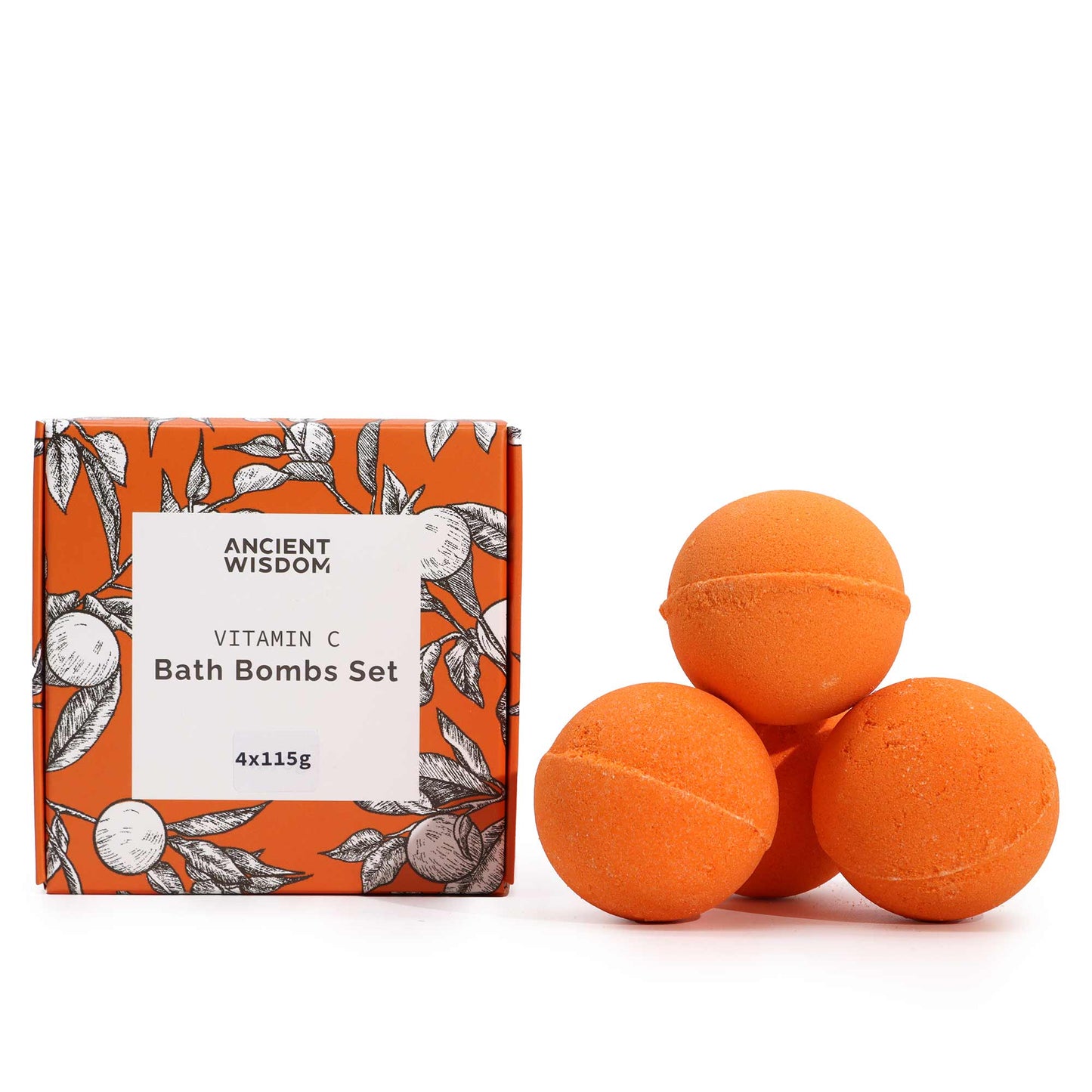 Set of 4 Vitamin C Bath Bombs – The Aromatherapy Quartet