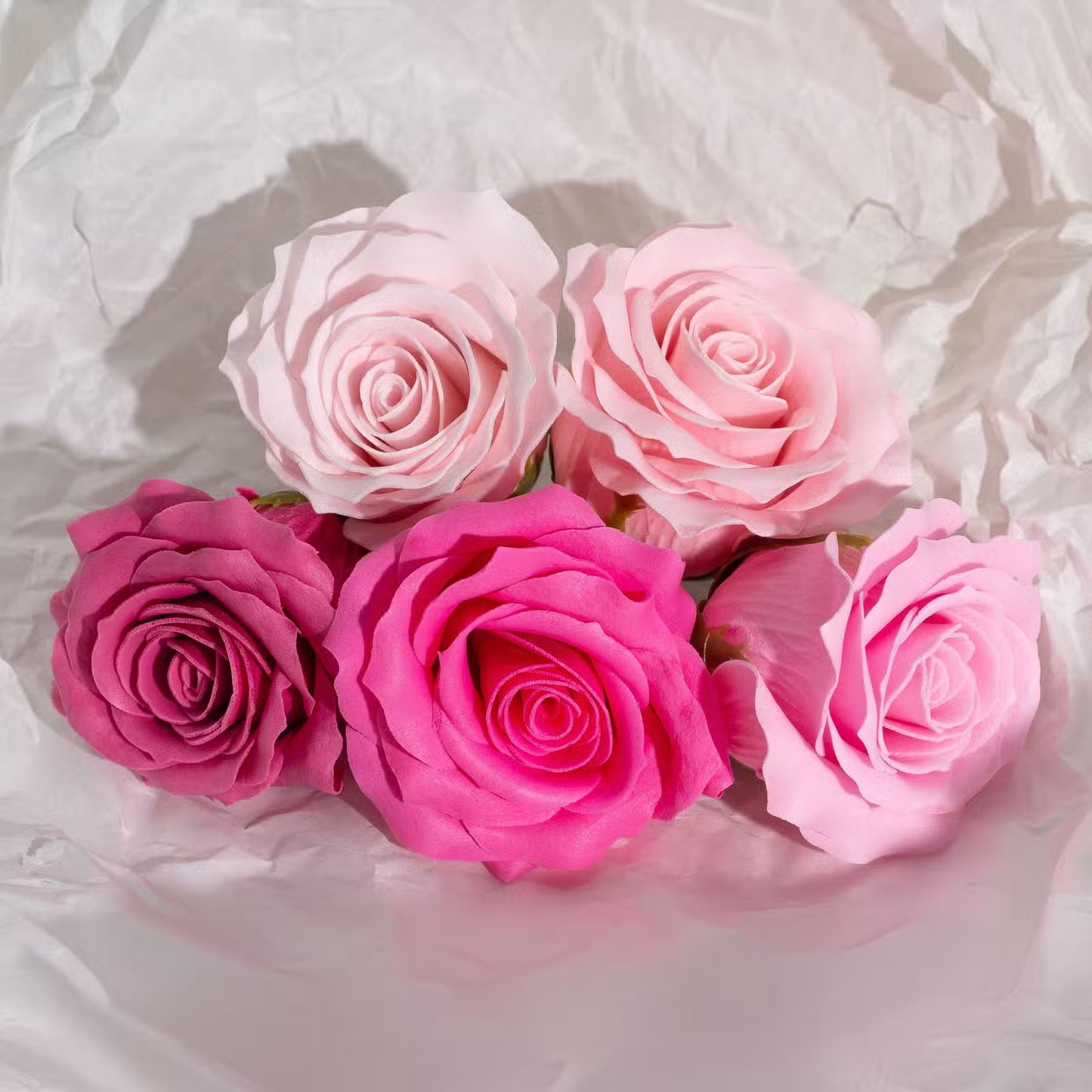 Gift Boxed Soap Flowers - 25 Pink Blush Roses