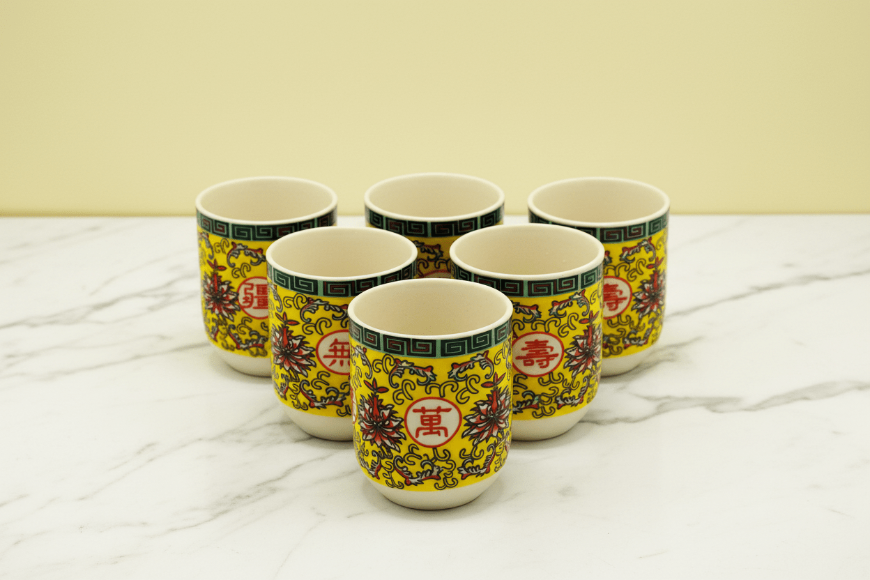 6 x Herbal Tea Cups - Coal Harbour