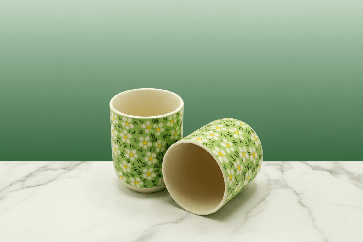 6 x Herbal Tea Cups - Coal Harbour