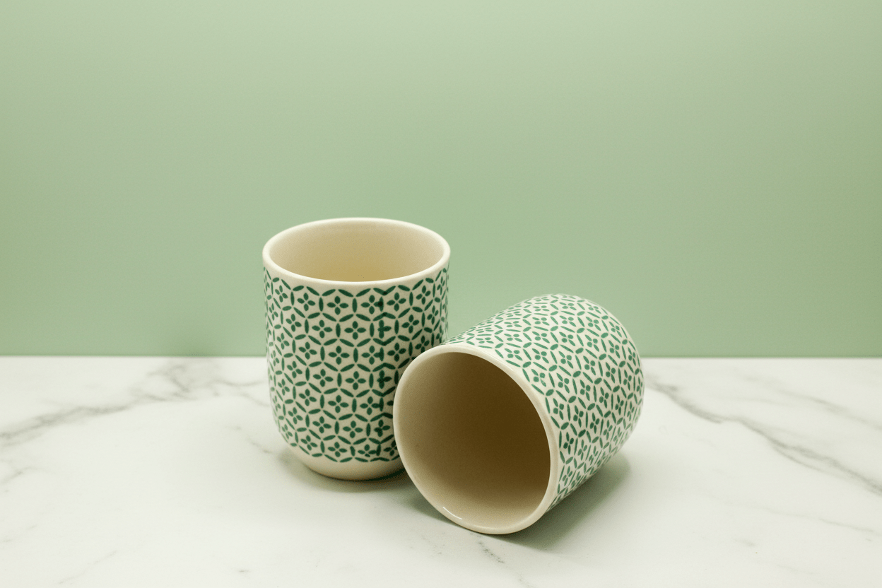 6 x Herbal Tea Cups - Coal Harbour