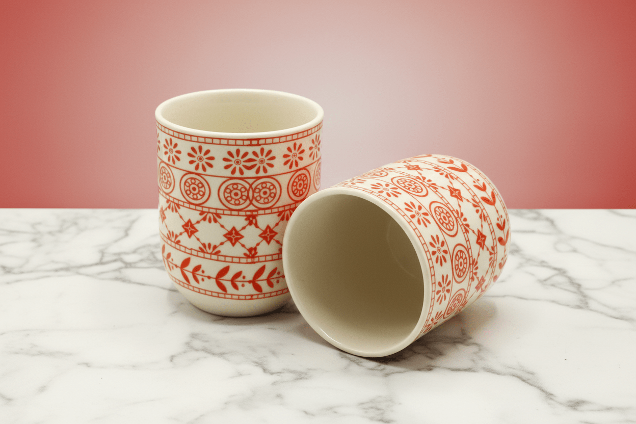 6 x Herbal Tea Cups - Coal Harbour