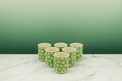 6 x Herbal Tea Cups - Coal Harbour