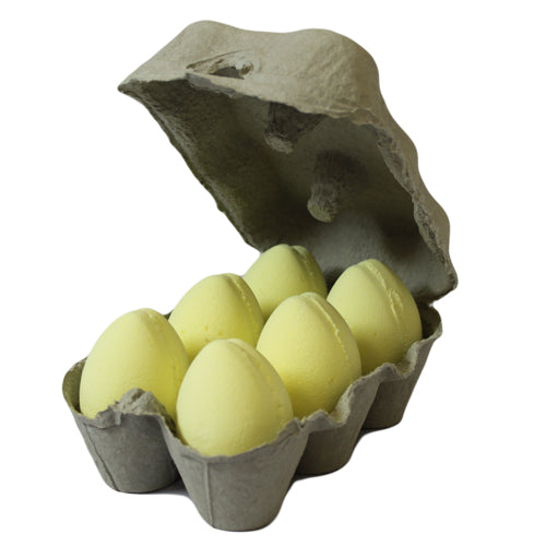 Egg bath bombs for Easter pack of six banana