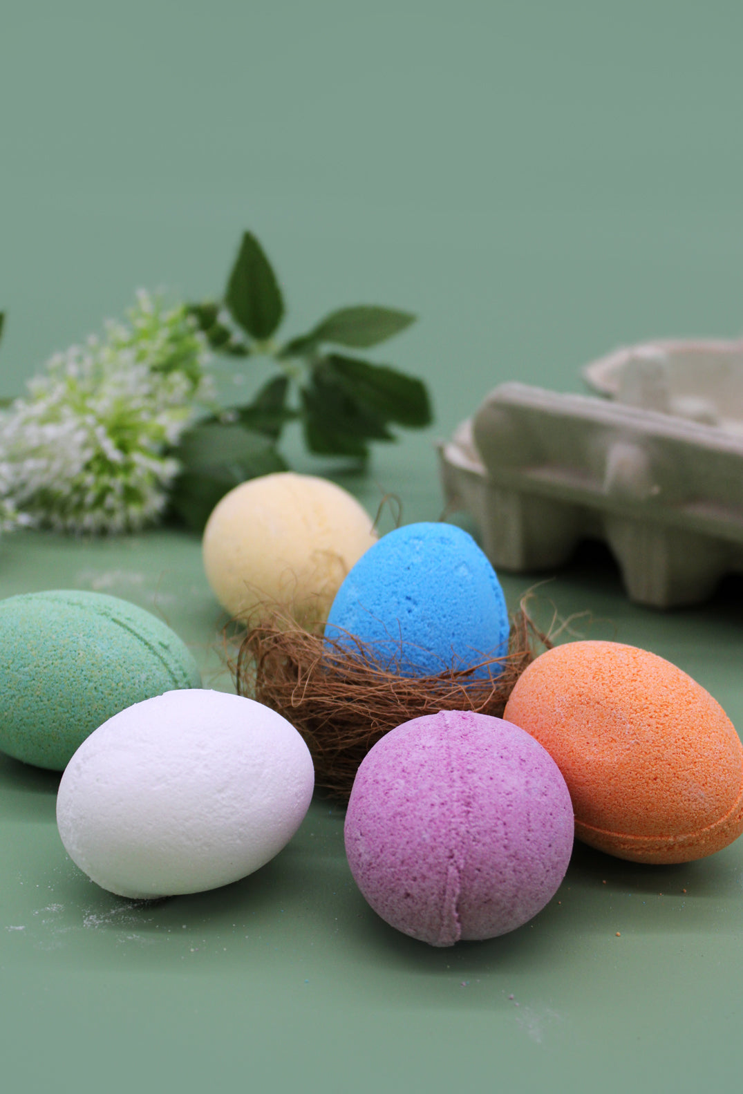 Egg bath bombs for Easter pack of six