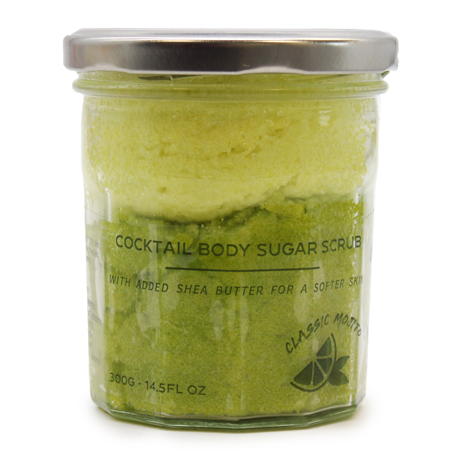 Classic Mojito Cocktail Fragrance sugar body scrub jars