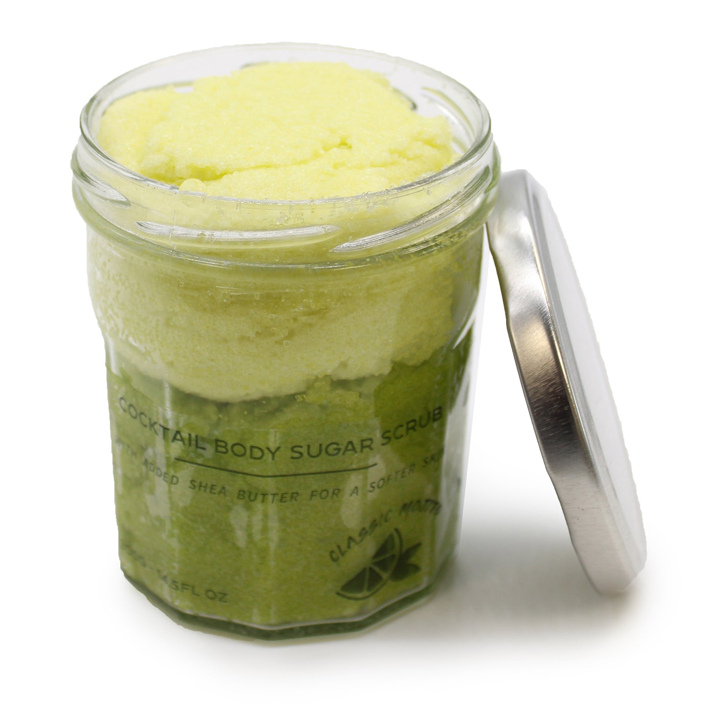 Classic Mojito Cocktail Fragrance sugar body scrub jars