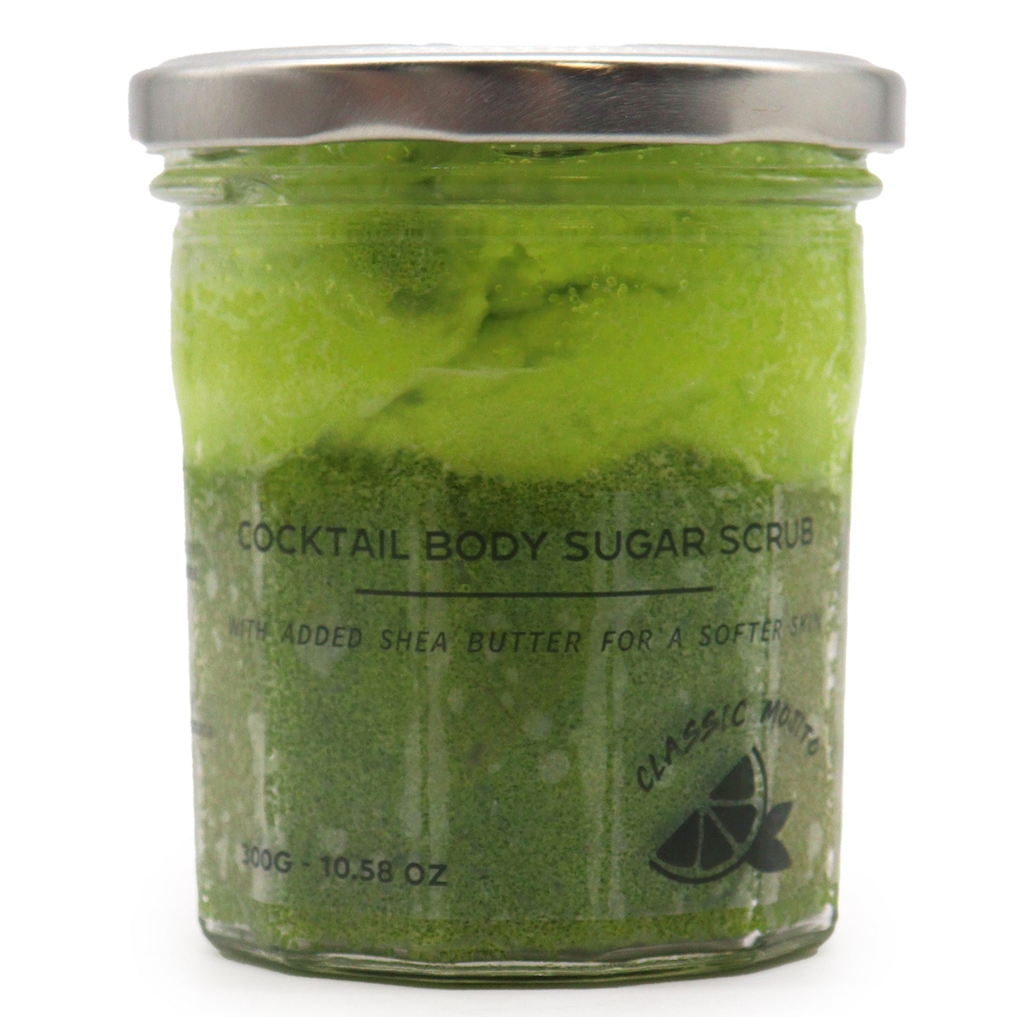 Classic Mojito Cocktail Fragrance sugar body scrub jars