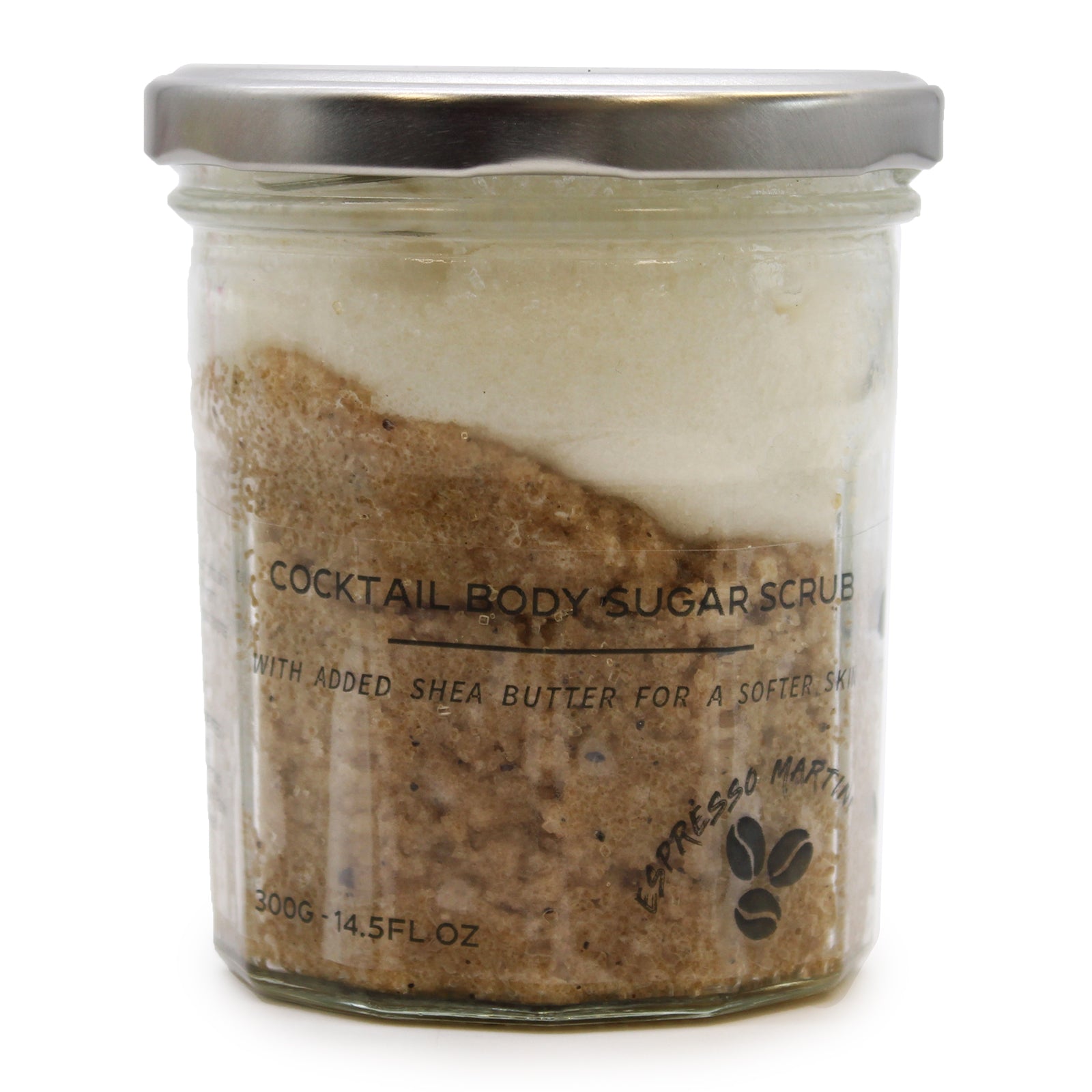 Espresso Martini Cocktail Fragrance sugar body scrub jars