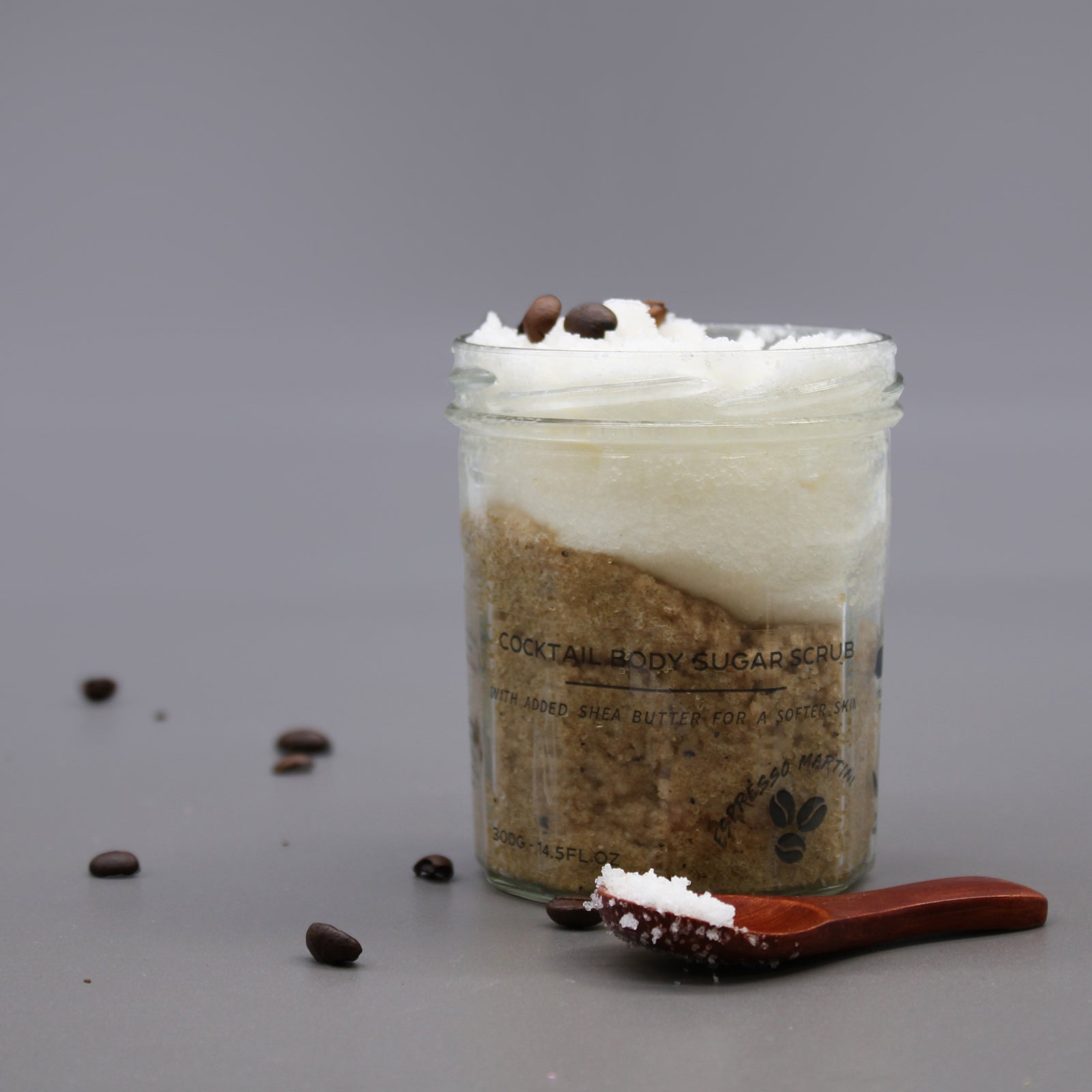 Espresso Martini Cocktail Fragrance sugar body scrub jars