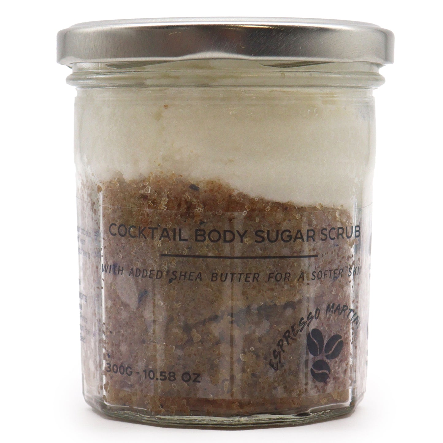 Espresso Martini Cocktail Fragrance sugar body scrub jars