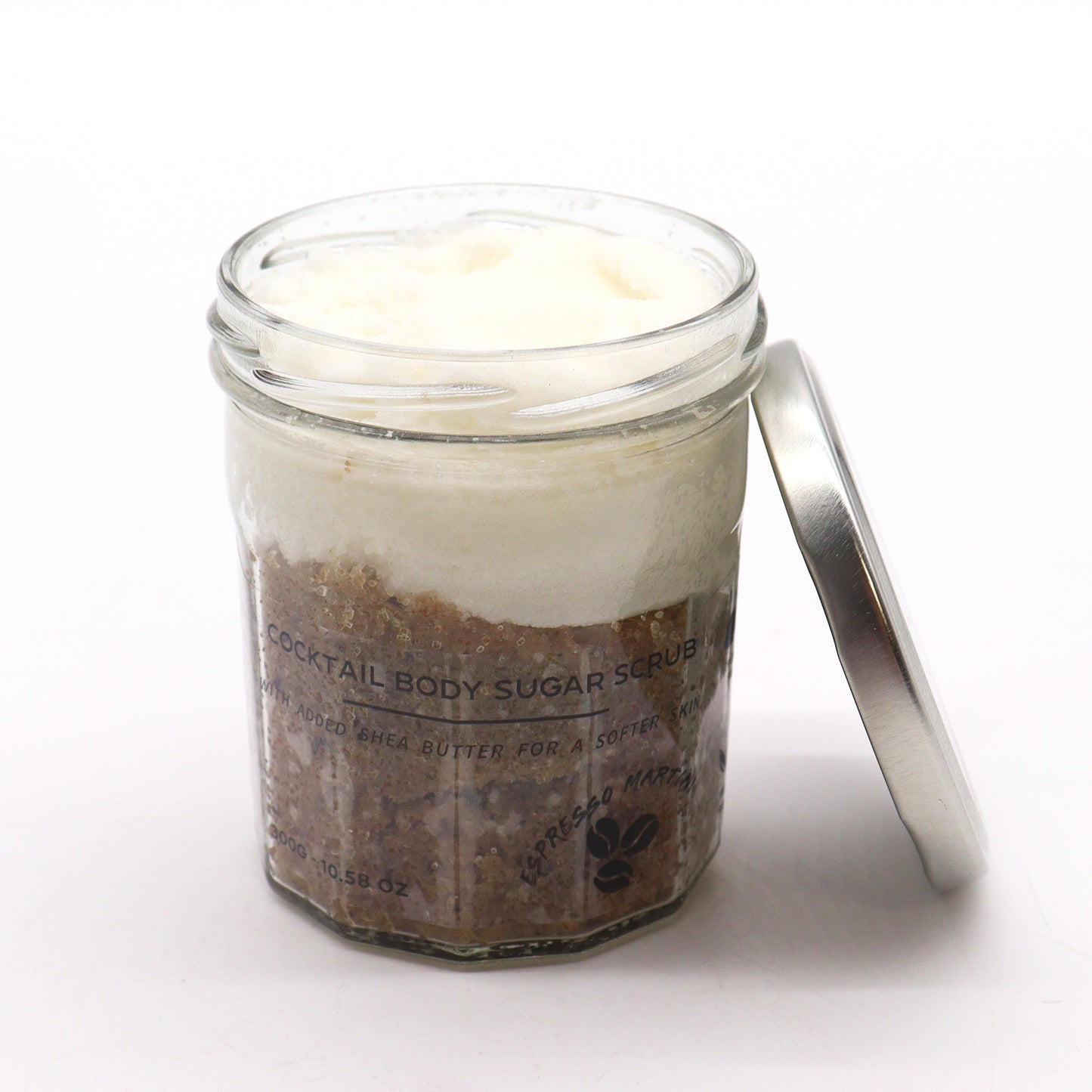 Espresso Martini Cocktail Fragrance sugar body scrub jars