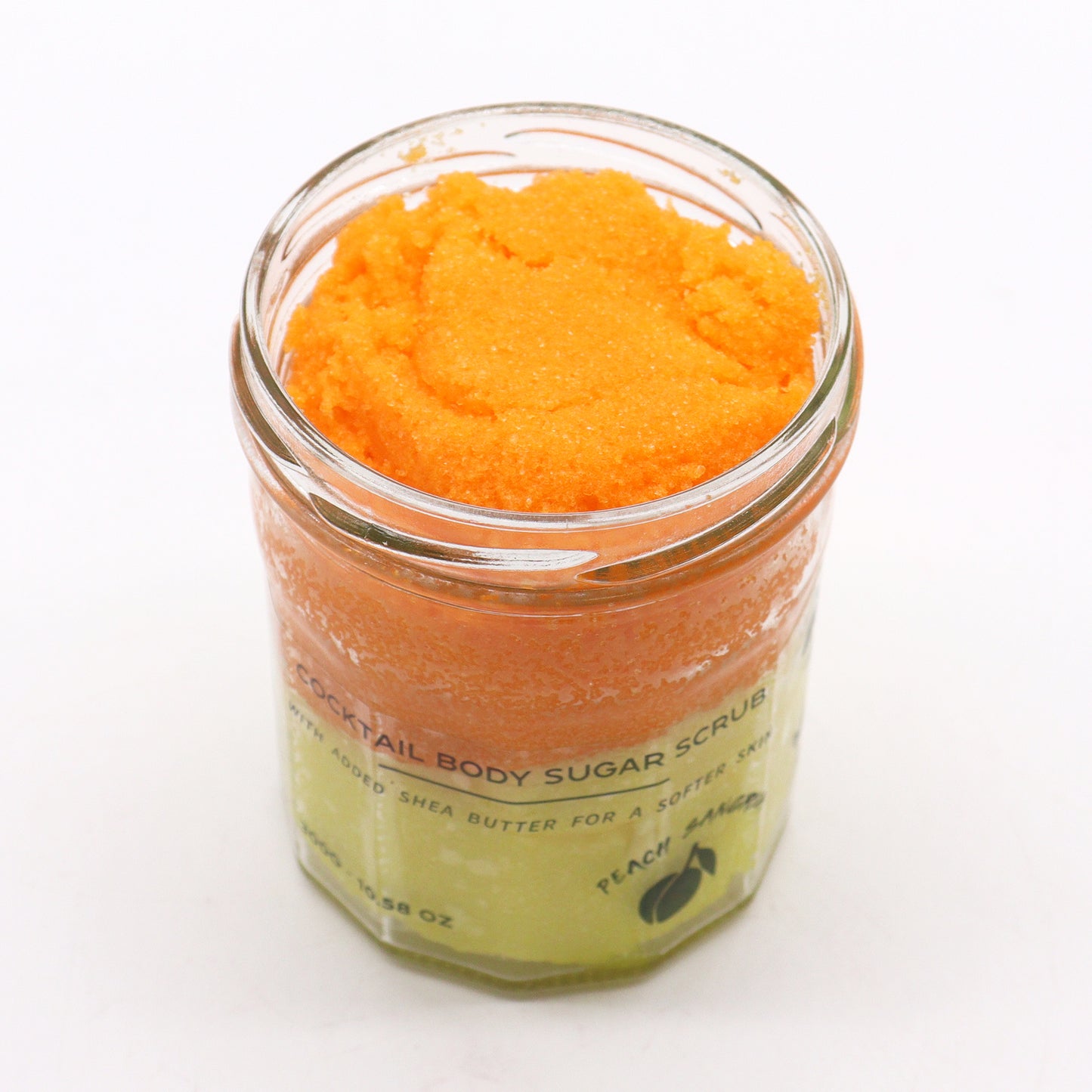 Peach Sangria Cocktail Fragrance sugar body scrub jars