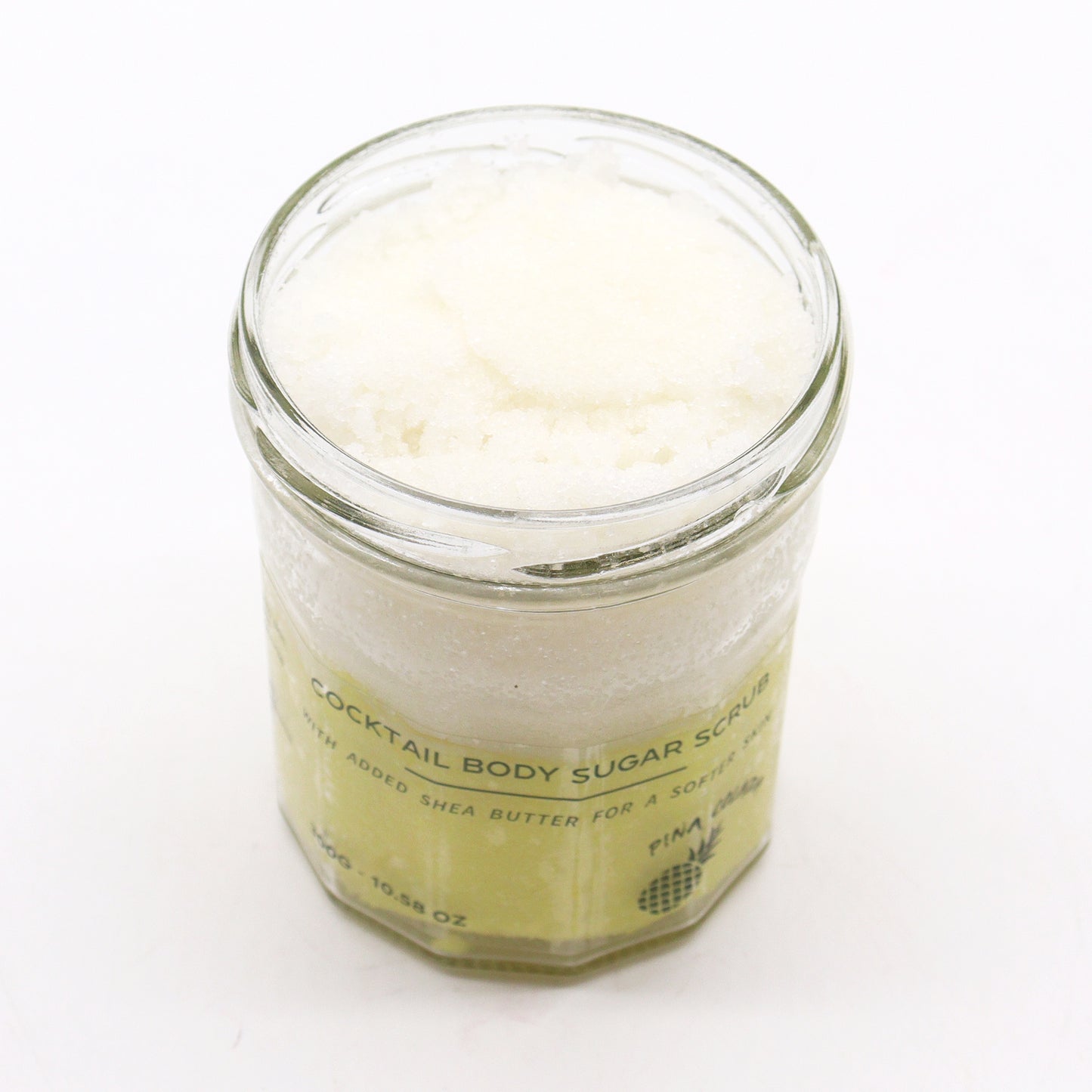 Pinacolada Cocktail Fragrance sugar body scrub jars