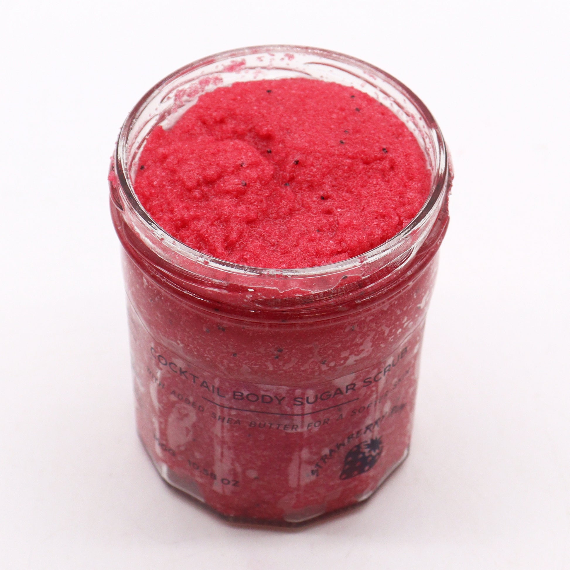 Strawberry Rum Cocktail Fragrance sugar body scrub jars