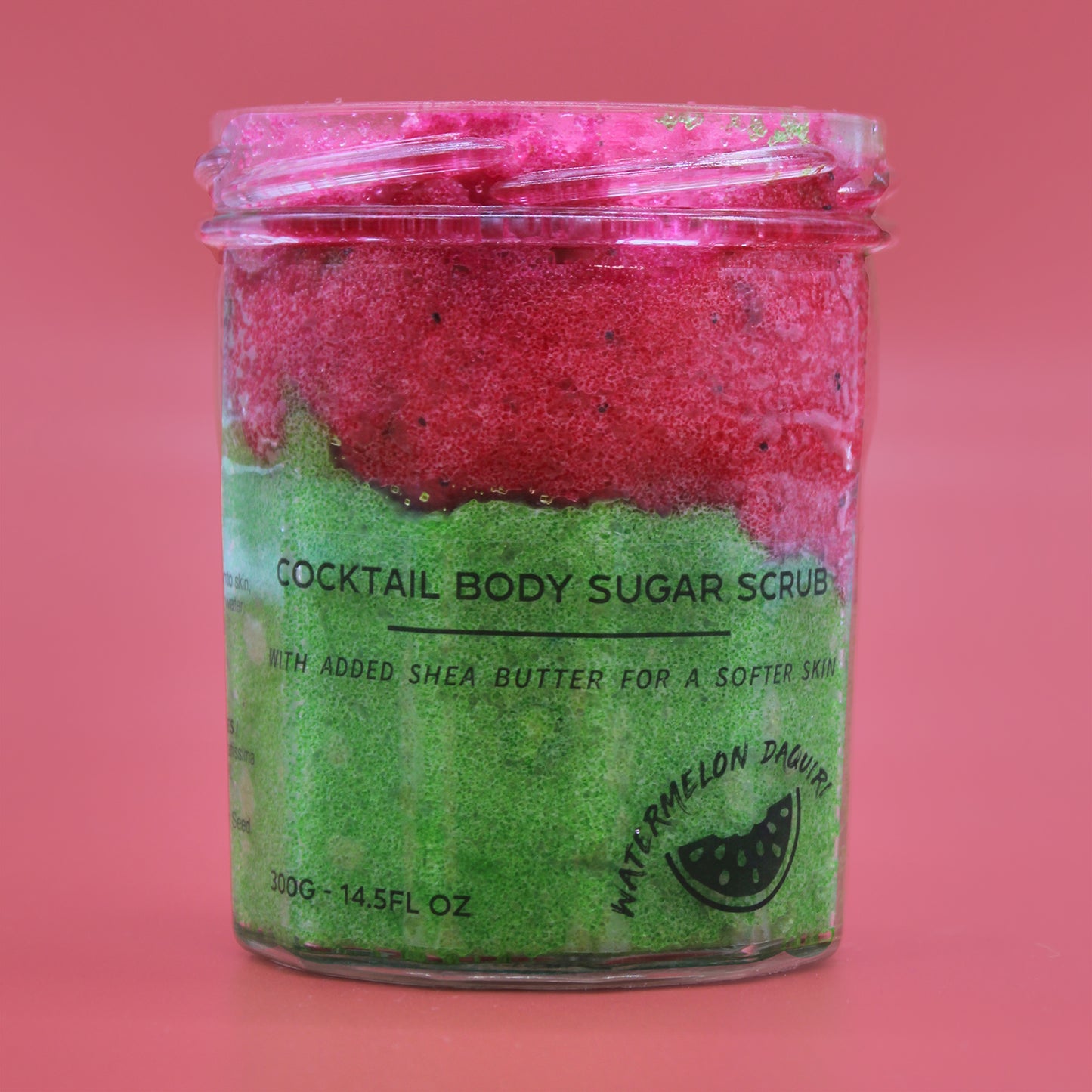 Watermelon daiquiri Cocktail Fragrance sugar body scrub jars