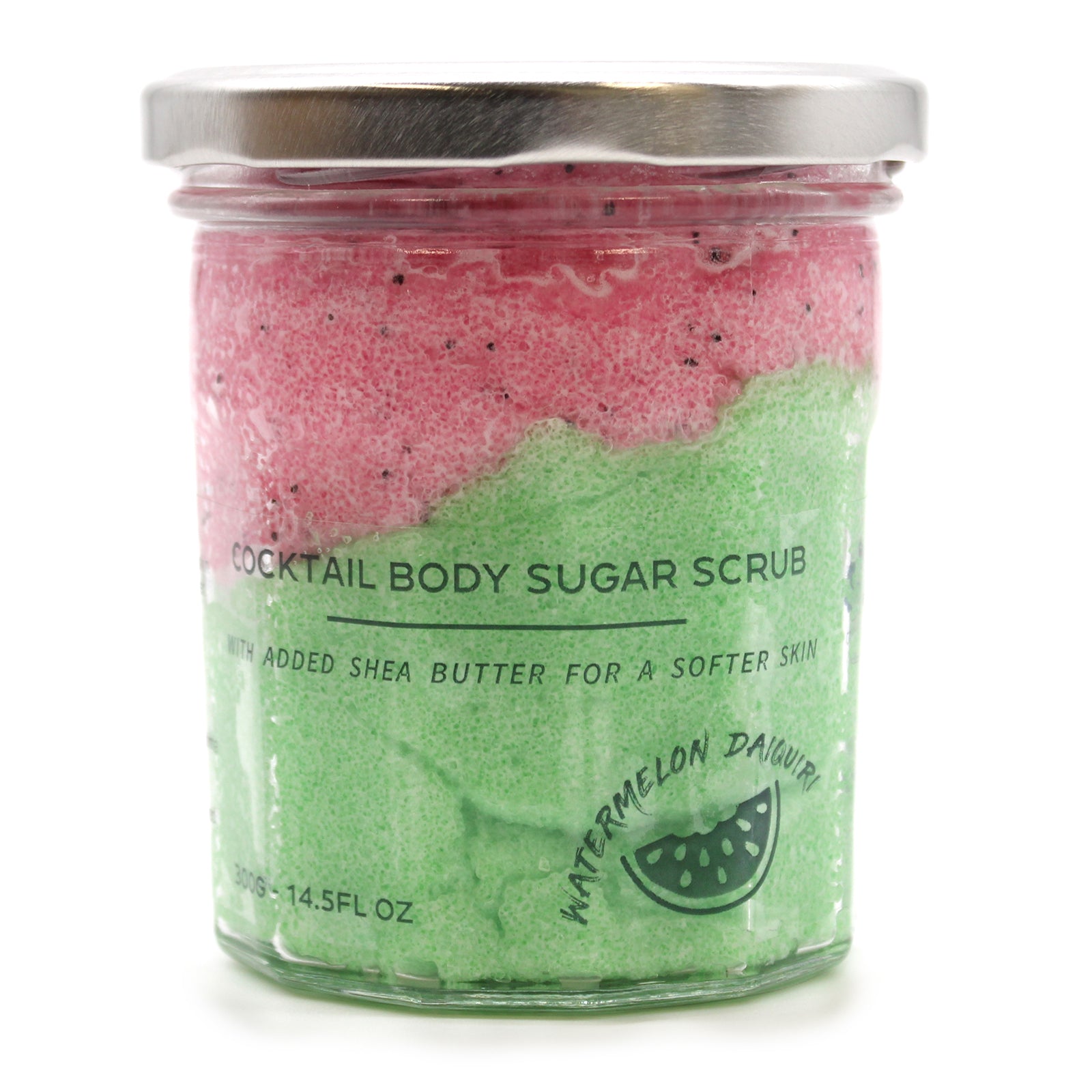 Watermelon daiquiri Cocktail Fragrance sugar body scrub jars