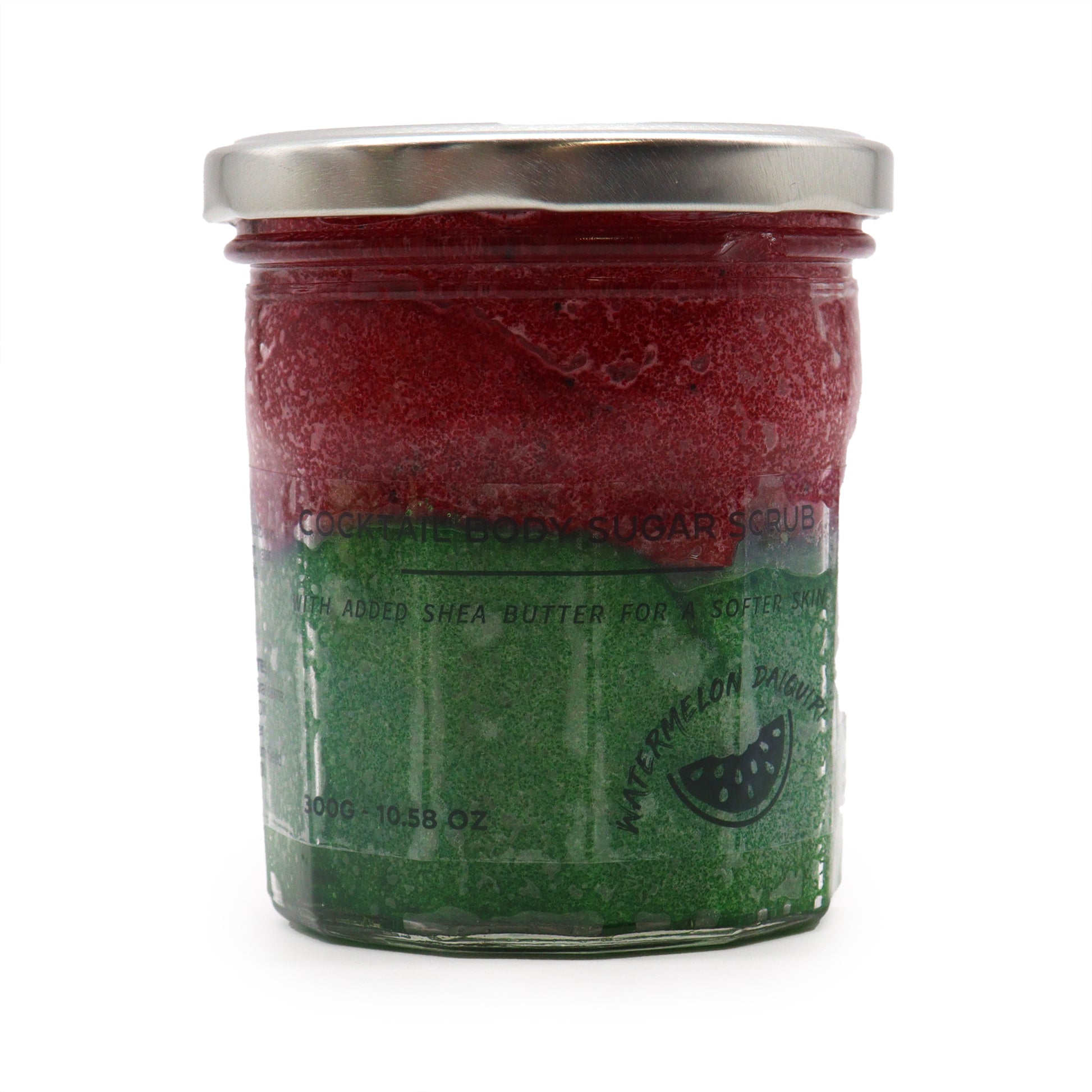 Watermelon daiquiri Fragranced sugar body scrubs jars