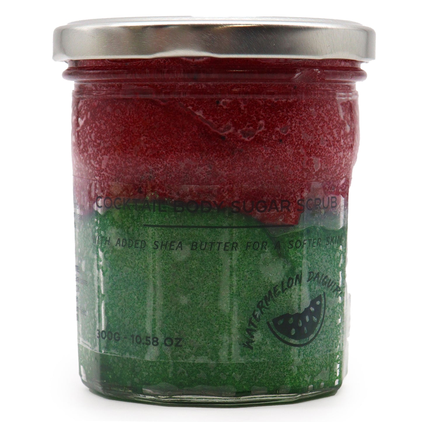 Watermelon daiquiri Fragranced sugar body scrubs jars