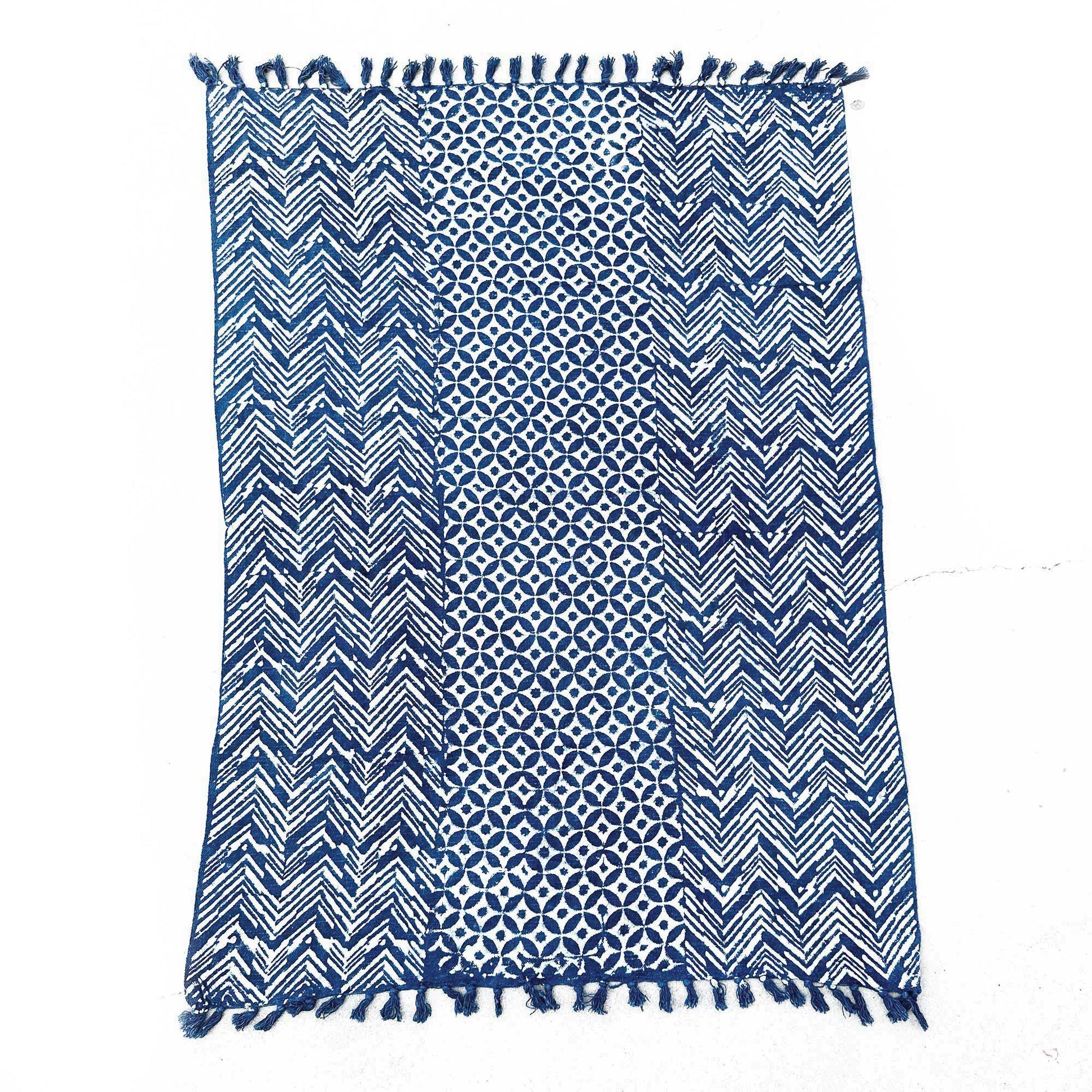 Handmade Indigo Throw