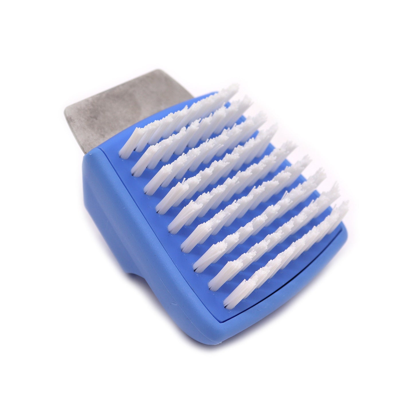 Rectangle Himalayan salt cleaning brush in blue