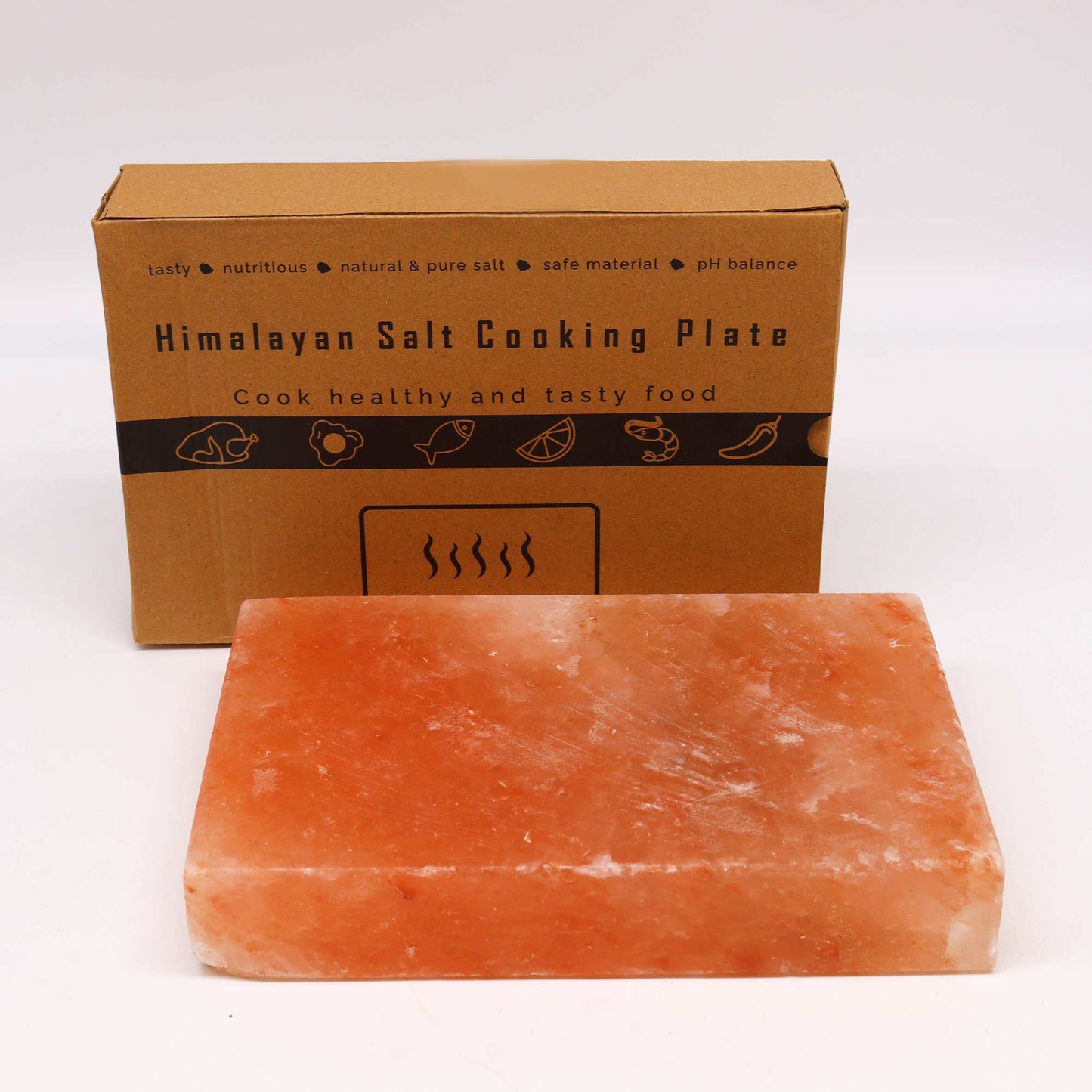 Rectangle Himalayan salt cooking plate board