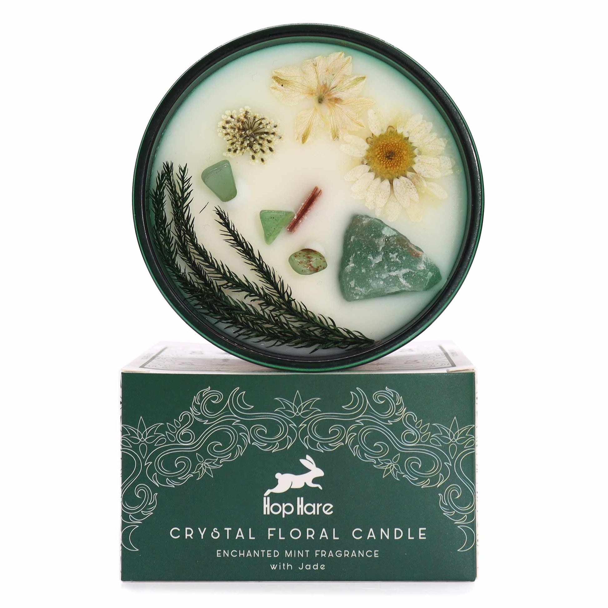 The Magician Tarot Hop Hare Crystal Magic Flower Candle