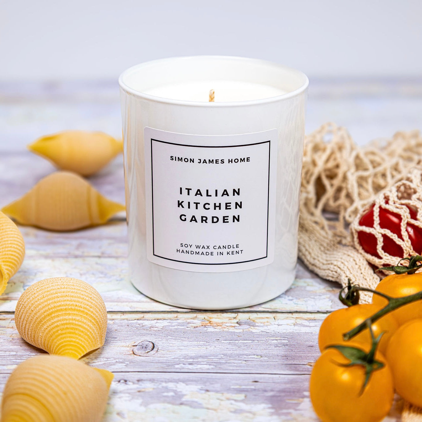 Italian Kitchen Garden Candle - Handmade Soy Wax - Botanical Candle