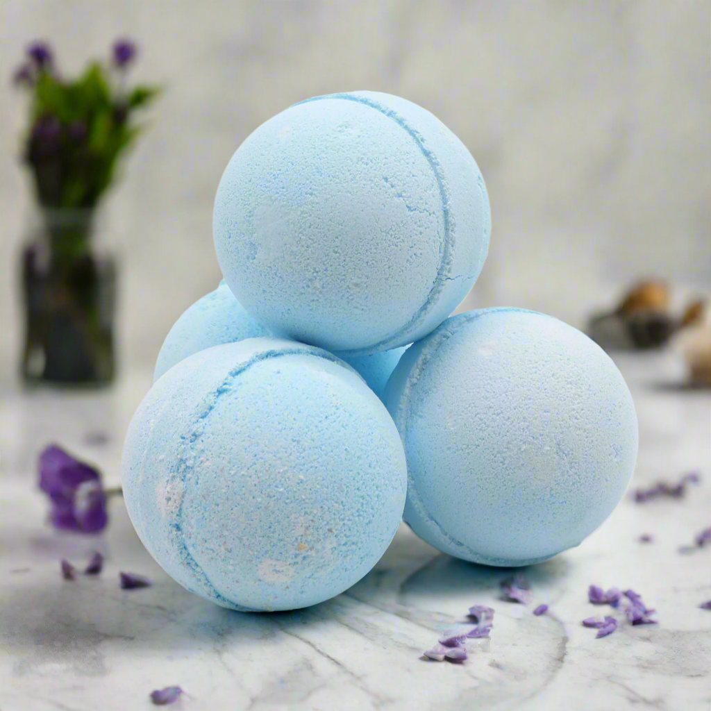 Lavender Marjoram essential oil bath bomb