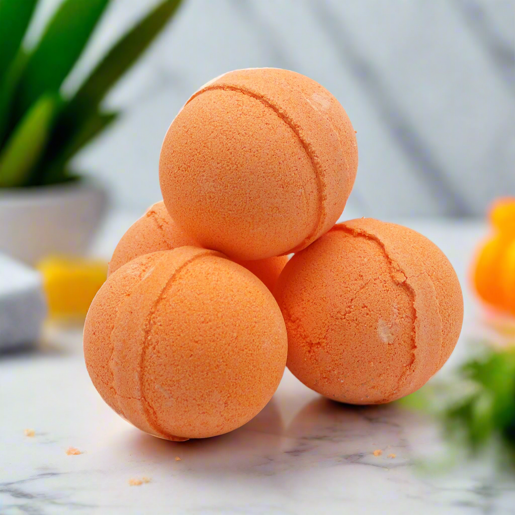 Lemongrass & Mandarin Essential Oil Bath Bomb